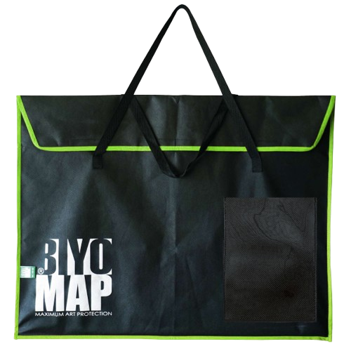 Leaf Green Protective Artwork Bag - 70 x 90 cm / 27.6" x 35.4"